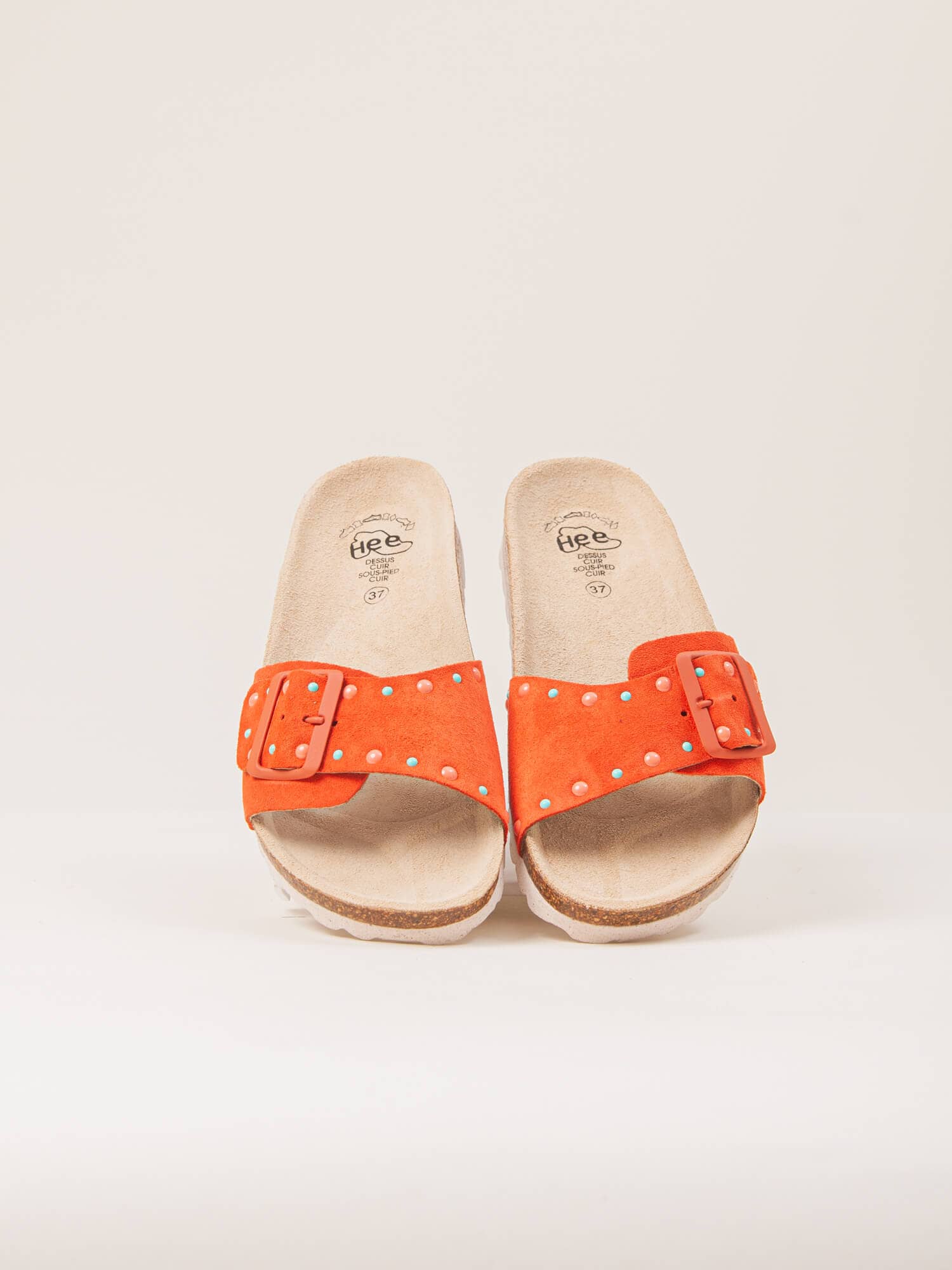 Flat sandals AQUA PERLA Orange
