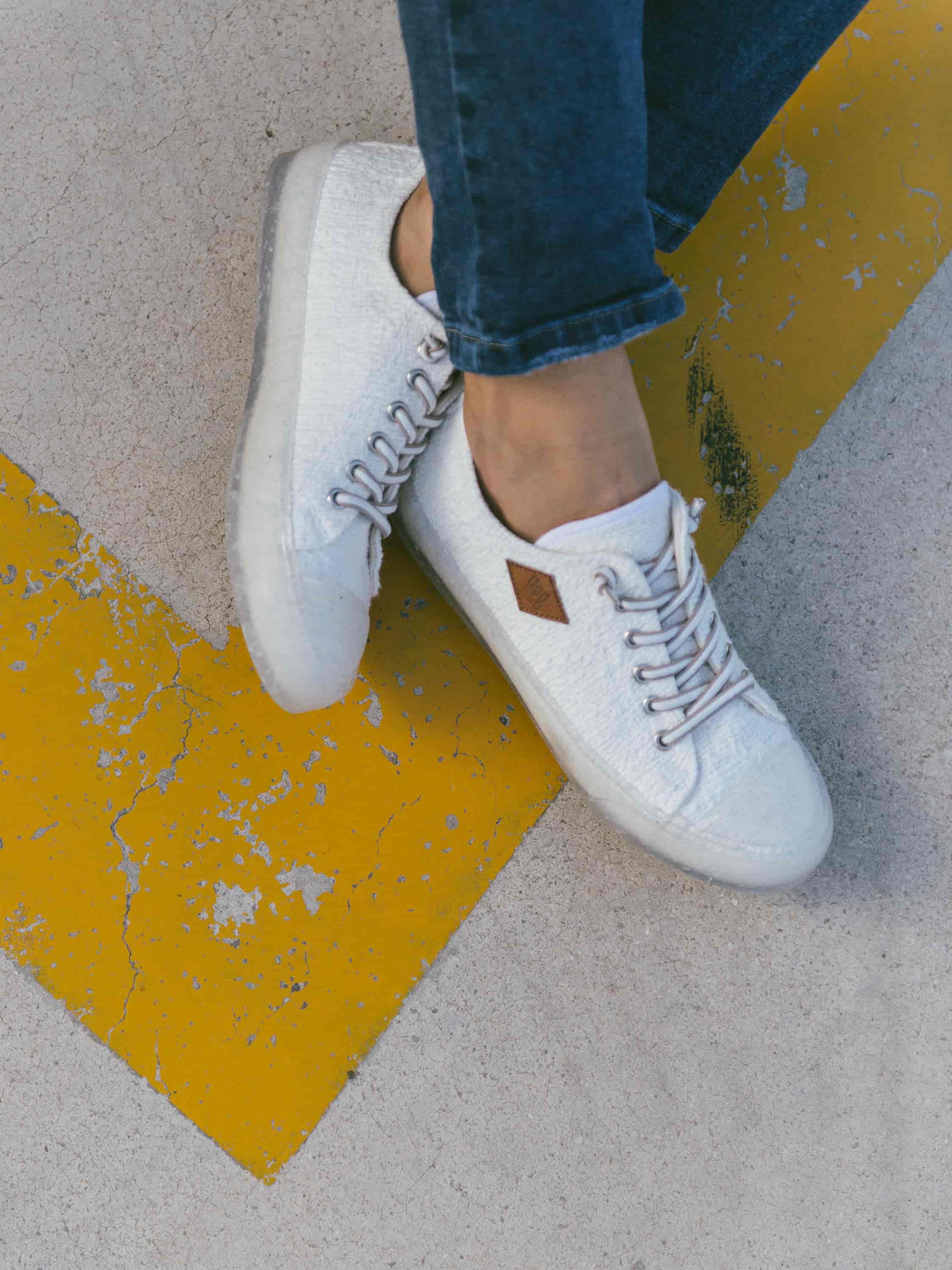 White Crystal Sneakers