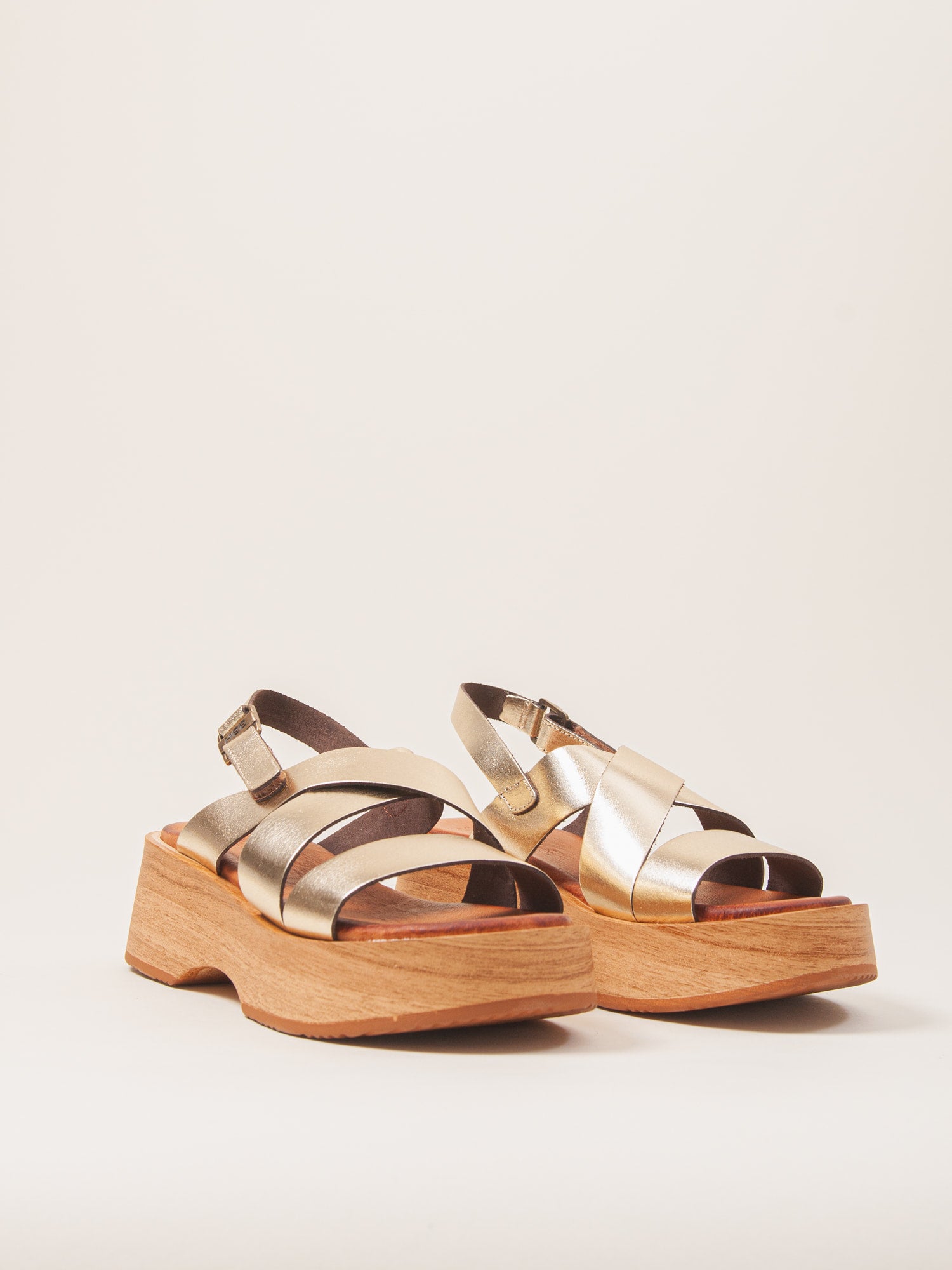 Platform sandals IGNIS EMBER Gold