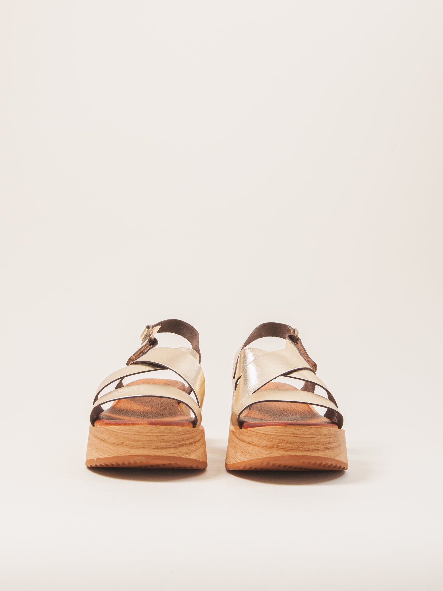 Platform sandals IGNIS EMBER Gold