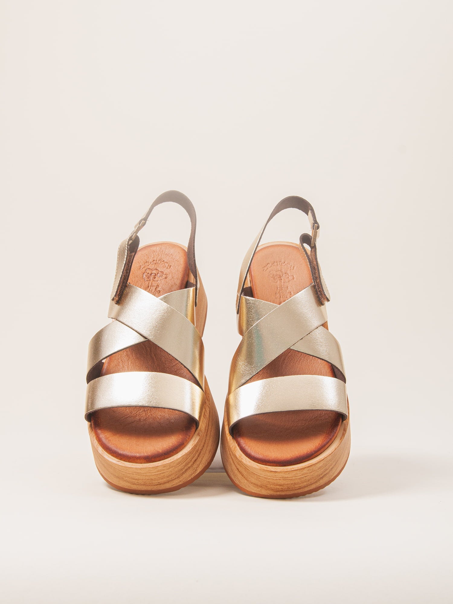 Platform sandals IGNIS EMBER Gold